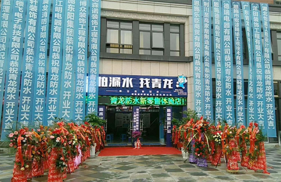 青龍家裝防水一日連開兩店，體驗(yàn)店達(dá)140家
