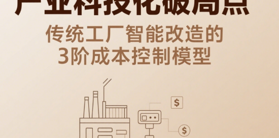 產(chǎn)業(yè)科技化破局點：傳統(tǒng)工廠智能改造的3階成本控制模型