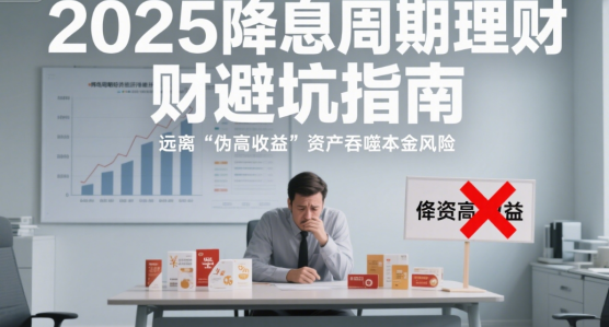 2025降息周期理財避坑指南：遠(yuǎn)離“偽高收益”資產(chǎn)吞噬本金風(fēng)險