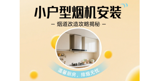 小戶型迷你煙機(jī)安裝避坑：老小區(qū)公共煙道改造攻略