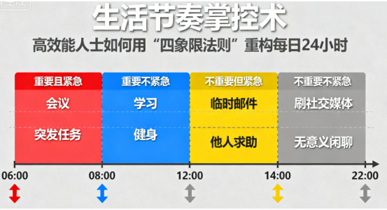 生活節(jié)奏掌控術：高效能人士如何用